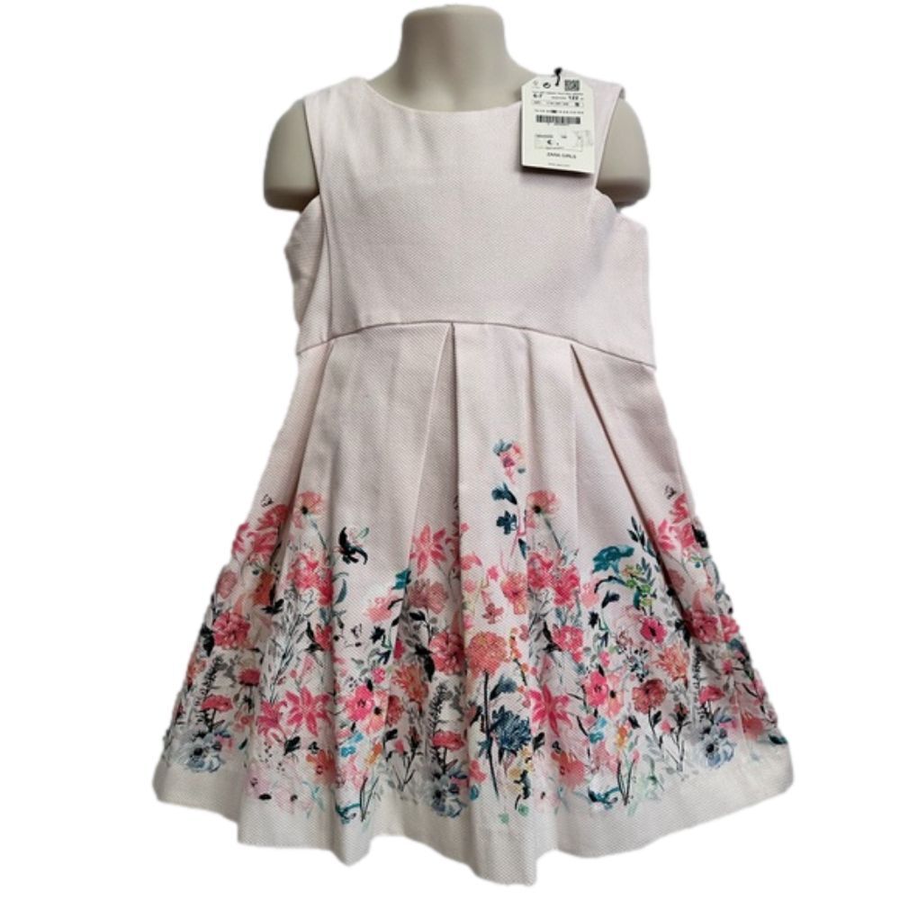 Zara Floral Print Dress SIZE 6-7